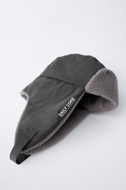TECHNICAL FAUX SHEARLING CAP - Zara фото 2