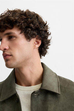 FAUX SUEDE OVERSHIRT - Zara фото 25