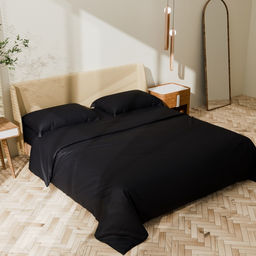 Постельное бельё Этель 2 сп Jet black 175х215, 200х215, 50х70+3-2 шт, мако-сатин, 114г/м2 фото 11