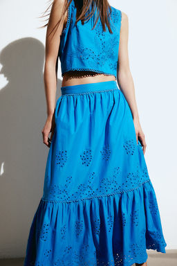 Top con bordado ingles - H&m фото 3