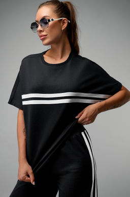 Женский костюм оверсайз из футера двухнитки Happyfox  фото 6