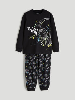 Bisiklet Yaka Erkek ?ocuk Pijama Tak?m?