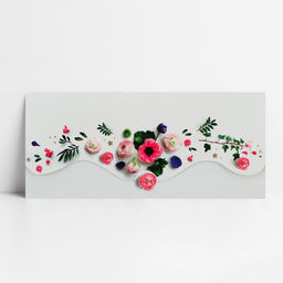 Цена за 10 шт. Конверт для денег Настоящие цветы фигурный, 17.5?8 см