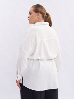 Рубашка льняная TBL28352WHT04 - Артесса фото 8
