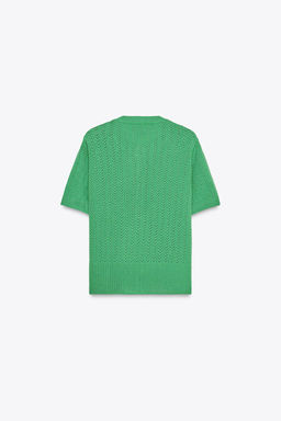 POINTELLE KNIT TOP - Zara фото 6