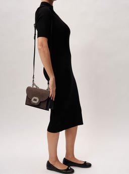 Женская сумка Deboro 31022 темный лес