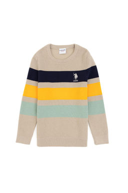 Erkek _ocuk Ta_ Melanj Bisiklet Yaka Kazak - U.s. polo assn фото 2