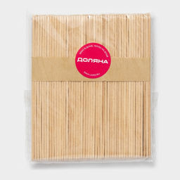 Цена за 2 шт. Палочки для мороженого Доляна, 12.5×1.1 см, набор 50 шт., дерево