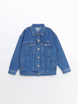 K?z ?ocuk Jean Ceket