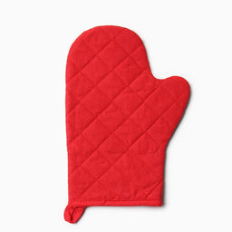 Варежка-прихватка Доляна Новогодние объятия 20х28 см, 35% хл, 65% пэ, ватин 250 г/м2  фото 3