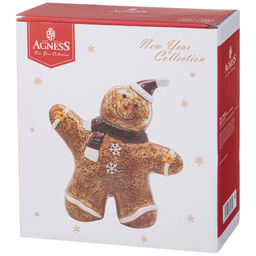 ФИГУРКА AGNESS ПРЯНИЧНЫЙ ДОМИК 19*7*20,5 СМ (КОР=18ШТ.)  фото 2