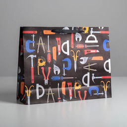 Цена за 2 шт. Пакет подарочный крафтовый, упаковка, Happy birthday, L 40×31×11.5 см