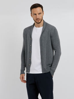 мужской базовый кардиган на пуговицах - Glenfield фото 7