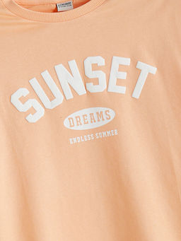 Bisiklet Yaka K?z ?ocuk Ti??rt