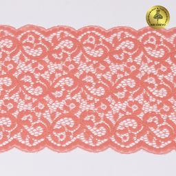 Кружево-стрейч KRUZHEVO арт.TBY.L1672 шир.180мм цв.154 розовый персик уп.3м