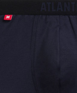 ATLANTIC 3MH-011 Трусы шорты Solid - набор 3 шт. темно-голубой + темно-синий + эспрессо  фото 6