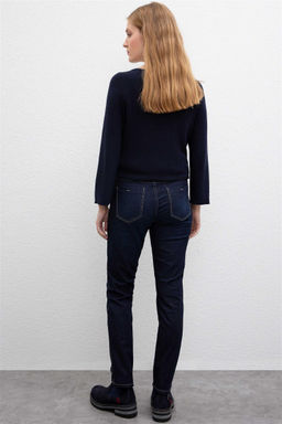 Женские темно-синие джинсовые брюки - U.s. polo assn фото 3