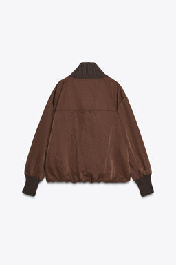 ZW COLLECTION RIBBED JACKET - Zara фото 10