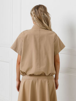 Жакет бомбер с коротким рукавом - Stilla фото 5