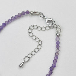 Браслет из Аметиста и Кунцита - Радуга самоцветов фото 4