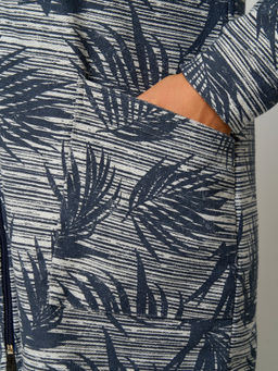 Кардиган женский футер 3-х нитка петля Аида СИНЯЯ ВЕТКА - Domtrik фото 2