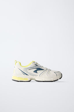 ZAPATILLA DEPORTIVA CONTRASTE COLOR / Blanco