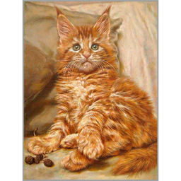 Алмазная мозаика «Рыжая очаровашка», 30×40 см, 35 цветов