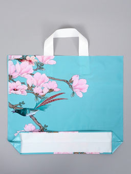 Цена за 50 шт. Пакет с петлевой ручкой "Сакура" 35 х 30 х 8, см, 60 мкм