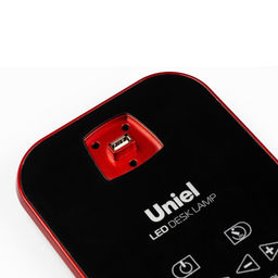 TLD-515 Red/9W/Светильник настольный/LED/900Lm/6 режимов в диапазоне 2700-6400K/С диммером/Цвет-красный