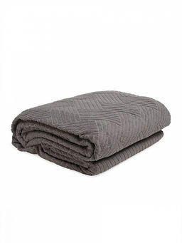 Простыня махровая жаккардовая 240x240 серый махровая ткань, хлопок