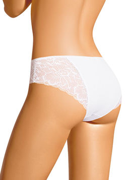 CLE B1166 Трусы жен. Кружево хлопок белый - Clever wear фото 2