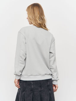 Толстовка женская 24234-477 футер стальной