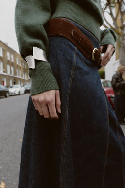 ASYMMETRIC KNIT JUMPER WITH CUFF DETAIL - Zara фото 5