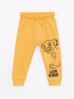 Beli Lastikli Aslan Kral Bask?l? Erkek Bebek E?ofman Alt