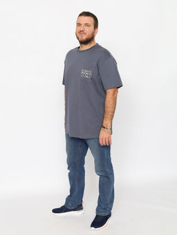 CRB wear/CWLM 60323-48 Футболка мужская,темно-серый/Ex.Cherubino  фото 3