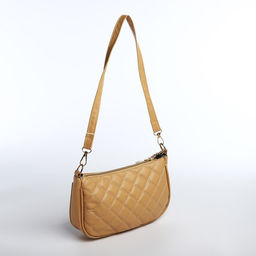 Сумка багет на молнии, цвет бежевый - Simaland фото 2