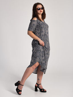 Платье женское кулирка "ВЛАДА" ЛЕО СЕРЫЙ