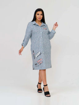 Туника женская, цвет зеленый