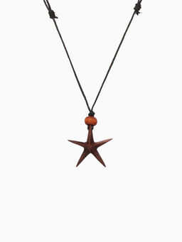 Кулон «Морская звезда», дерево соно