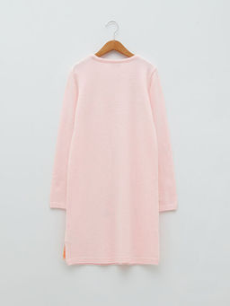 Bisiklet Yaka Nak?? Detayl? Uzun Kollu K?z ?ocuk Triko Elbise - Waikiki фото 2