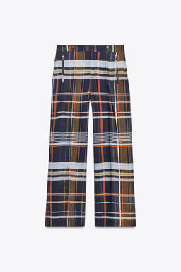 CHECK TROUSERS ZW COLLECTION - Zara фото 2