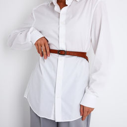 Ремень женский, ширина 2.4 см, пряжка металл, цвет рыжий - Simaland фото 4