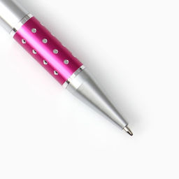 Набор подарочный 2 предмета: ручка, брелок - розовое Сердечко