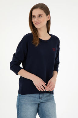 Женский темно-синий свитер Неожиданная скидка в корзине - U.s. polo assn фото 3