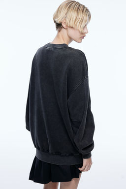 Sudadera efecto lavado con aplicacion - H&m фото 4