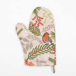 Цена за 2 шт. Варежка-прихватка Доляна Bullfinch 20×27 см, 100% хлопок, ватин 250 г/м²