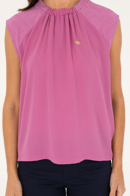 U. S. Polo Assn / Женская фиолетовая футболка - U.s. polo assn фото 6