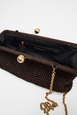 WOVEN CLUTCH - Zara фото 8