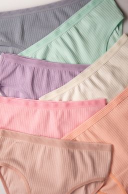 Трусы для девочки в рубчик 7 шт. Nicoletta  фото 2