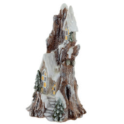 Фигурка декоративная "Домик" (подсветка, 3xAAA), L26 W22 H44 см